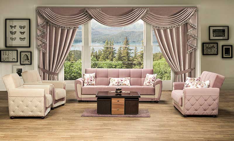 ست کردن مبل با پرده مبل شمرون